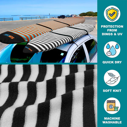 Surfboard Sock Cover Bag Stretchy Protective Surf Bag w/Drawstring