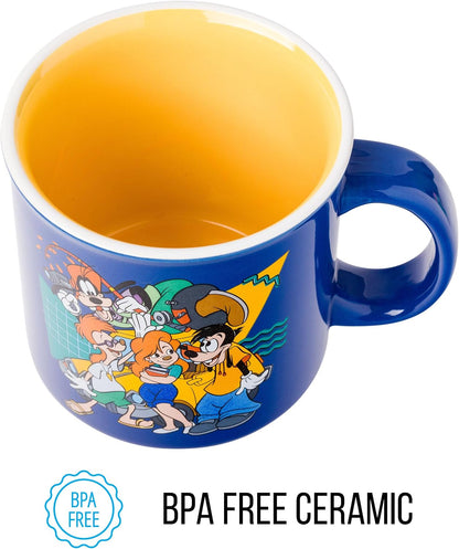 Scooby-Doo, Ceramic Camper Mug, 20oz | Fred, Shaggy, Velma, Daphne, 0.59 Liters