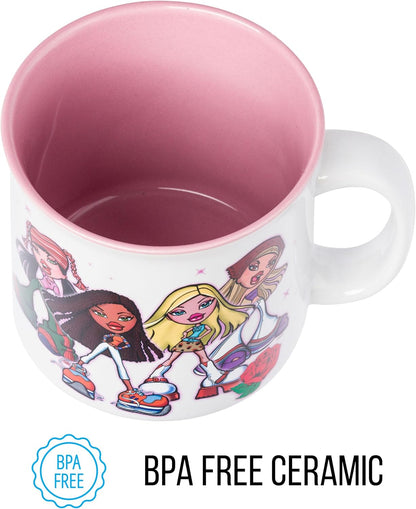 Scooby-Doo, Ceramic Camper Mug, 20oz | Fred, Shaggy, Velma, Daphne, 0.59 Liters