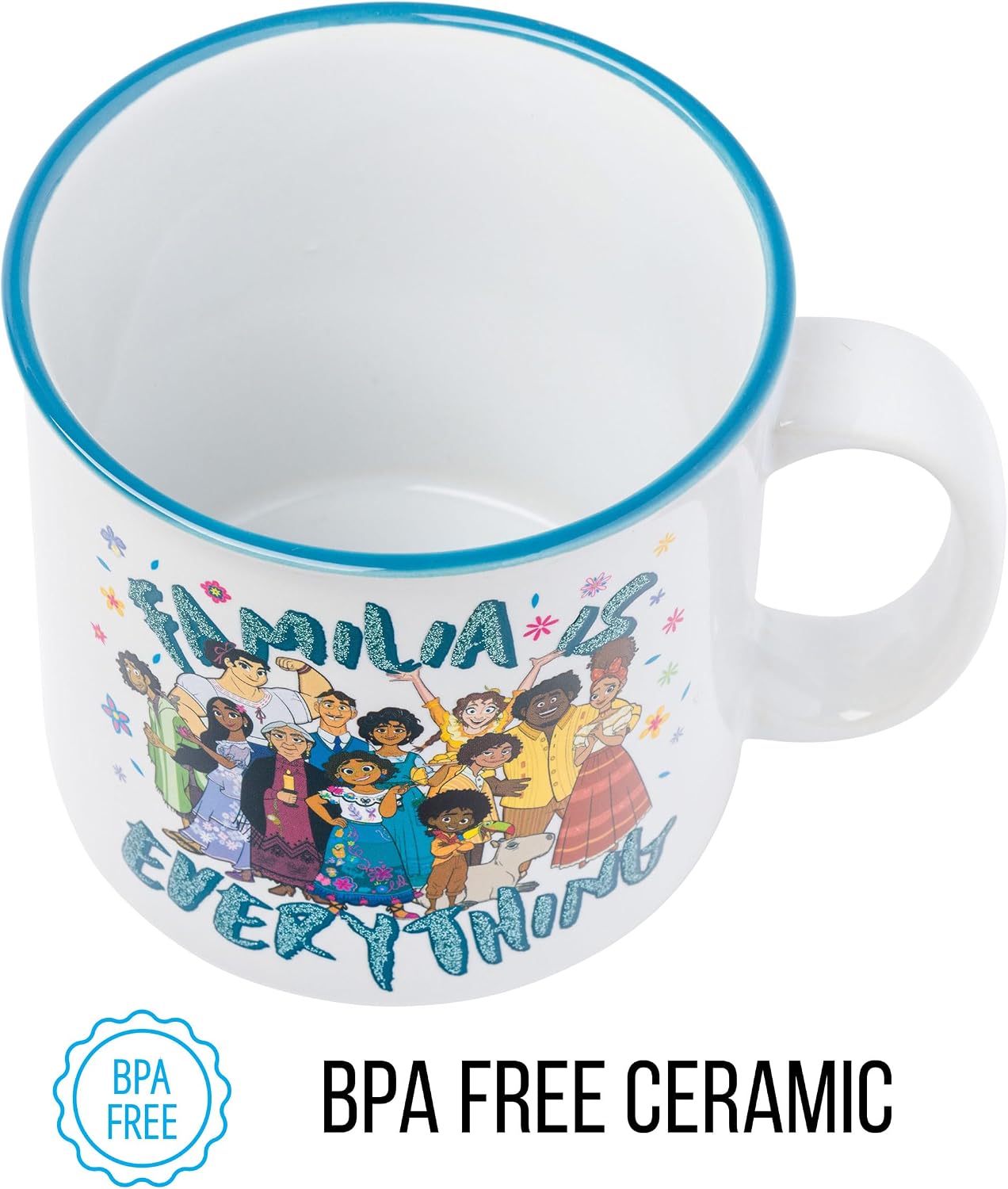 Scooby-Doo, Ceramic Camper Mug, 20oz | Fred, Shaggy, Velma, Daphne, 0.59 Liters