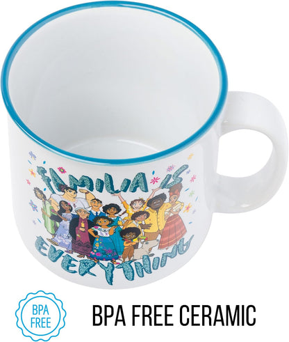 Scooby-Doo, Ceramic Camper Mug, 20oz | Fred, Shaggy, Velma, Daphne, 0.59 Liters