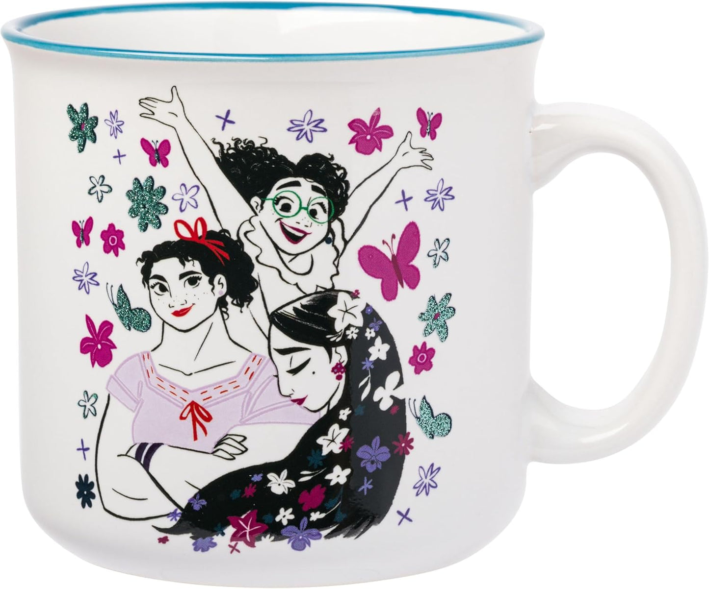 Scooby-Doo, Ceramic Camper Mug, 20oz | Fred, Shaggy, Velma, Daphne, 0.59 Liters