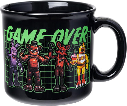 Scooby-Doo, Ceramic Camper Mug, 20oz | Fred, Shaggy, Velma, Daphne, 0.59 Liters