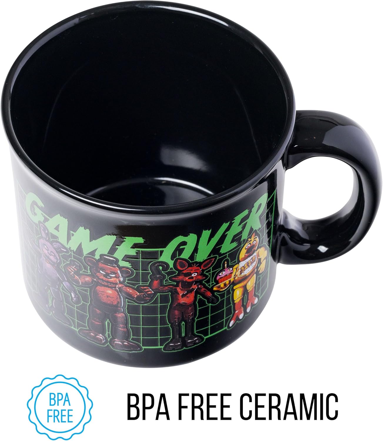 Scooby-Doo, Ceramic Camper Mug, 20oz | Fred, Shaggy, Velma, Daphne, 0.59 Liters