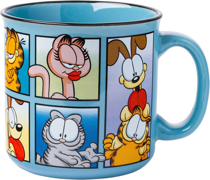 Scooby-Doo, Ceramic Camper Mug, 20oz | Fred, Shaggy, Velma, Daphne, 0.59 Liters