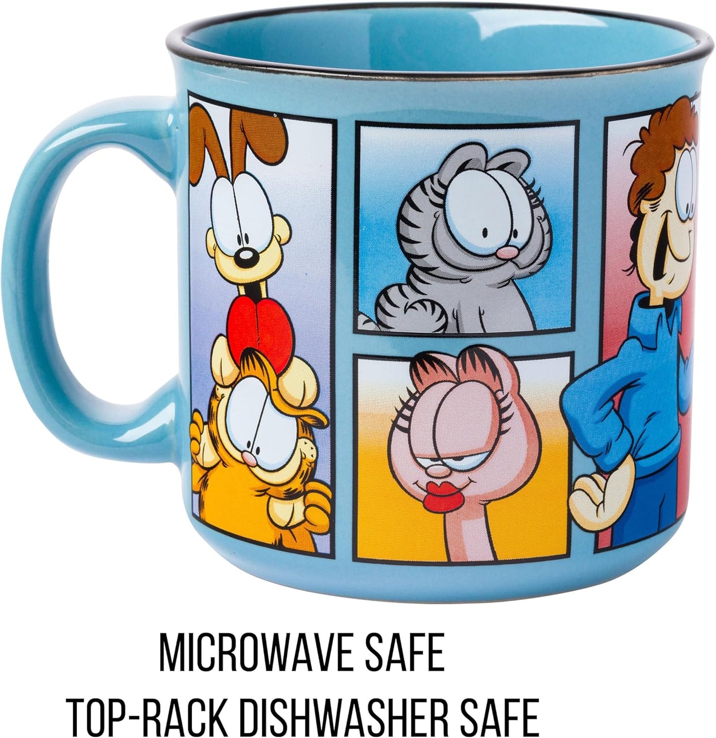 Scooby-Doo, Ceramic Camper Mug, 20oz | Fred, Shaggy, Velma, Daphne, 0.59 Liters