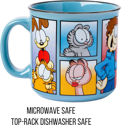 Scooby-Doo, Ceramic Camper Mug, 20oz | Fred, Shaggy, Velma, Daphne, 0.59 Liters