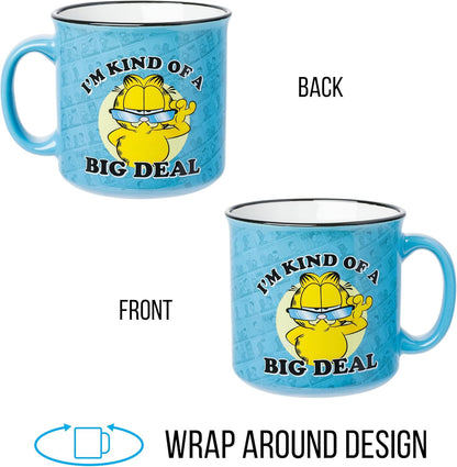 Scooby-Doo, Ceramic Camper Mug, 20oz | Fred, Shaggy, Velma, Daphne, 0.59 Liters
