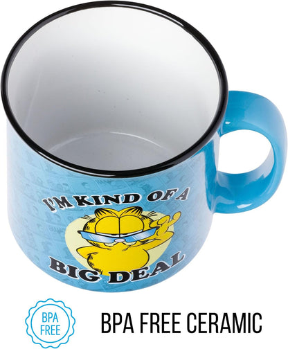 Scooby-Doo, Ceramic Camper Mug, 20oz | Fred, Shaggy, Velma, Daphne, 0.59 Liters