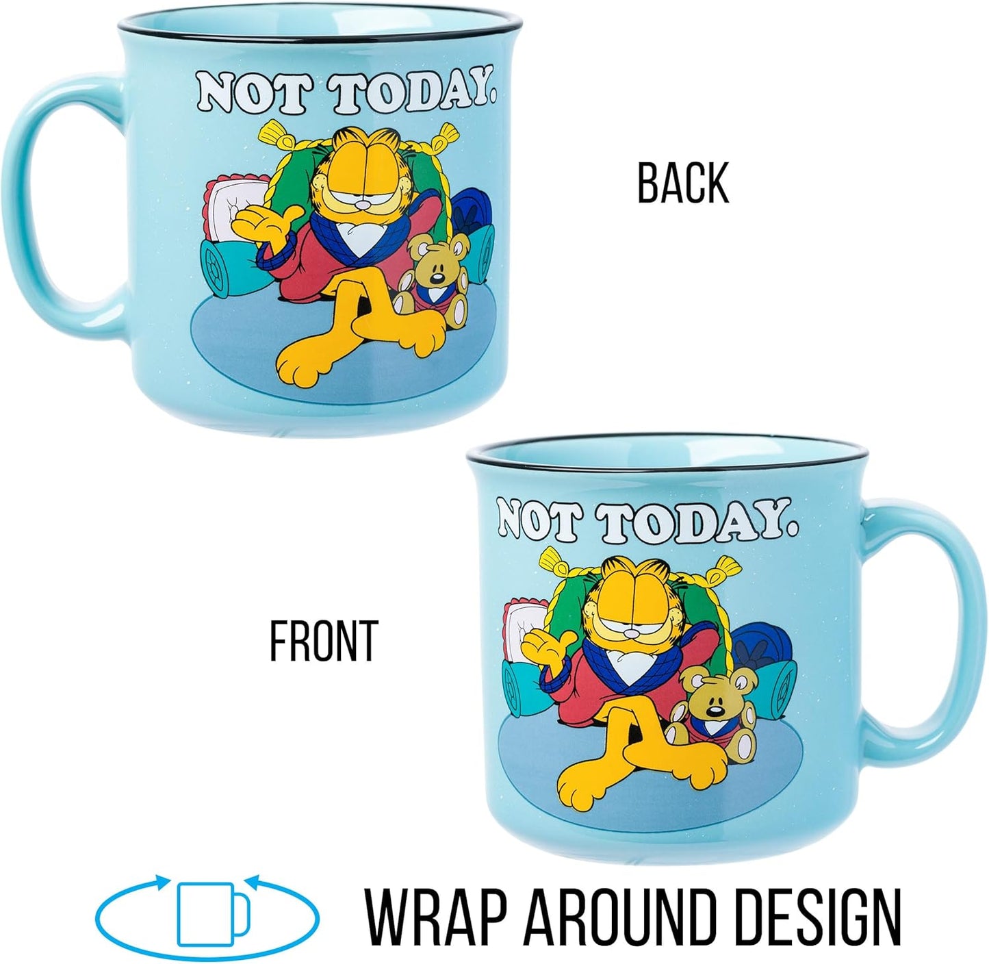 Scooby-Doo, Ceramic Camper Mug, 20oz | Fred, Shaggy, Velma, Daphne, 0.59 Liters