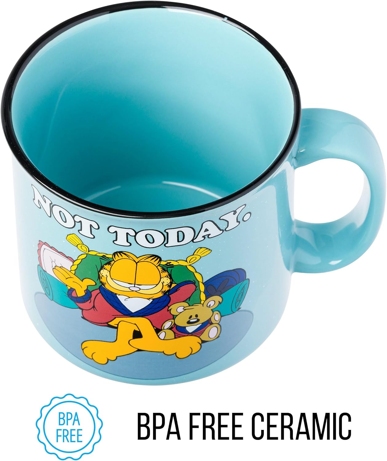 Scooby-Doo, Ceramic Camper Mug, 20oz | Fred, Shaggy, Velma, Daphne, 0.59 Liters