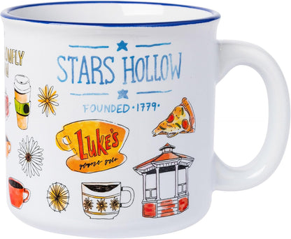 Scooby-Doo, Ceramic Camper Mug, 20oz | Fred, Shaggy, Velma, Daphne, 0.59 Liters