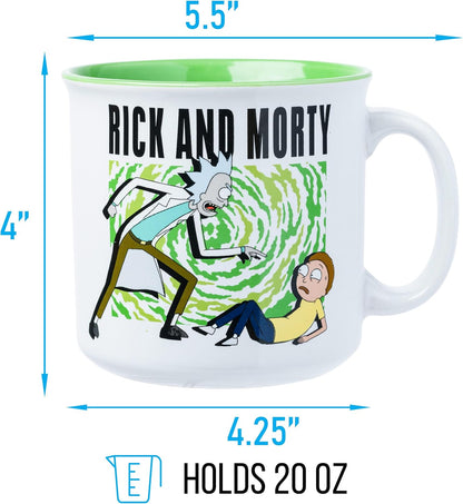 Scooby-Doo, Ceramic Camper Mug, 20oz | Fred, Shaggy, Velma, Daphne, 0.59 Liters
