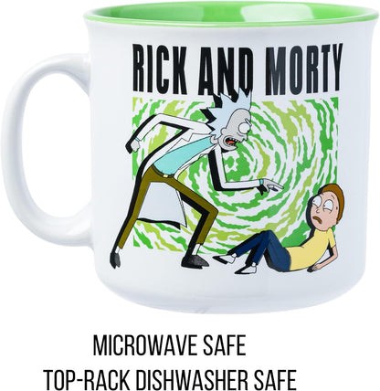 Scooby-Doo, Ceramic Camper Mug, 20oz | Fred, Shaggy, Velma, Daphne, 0.59 Liters