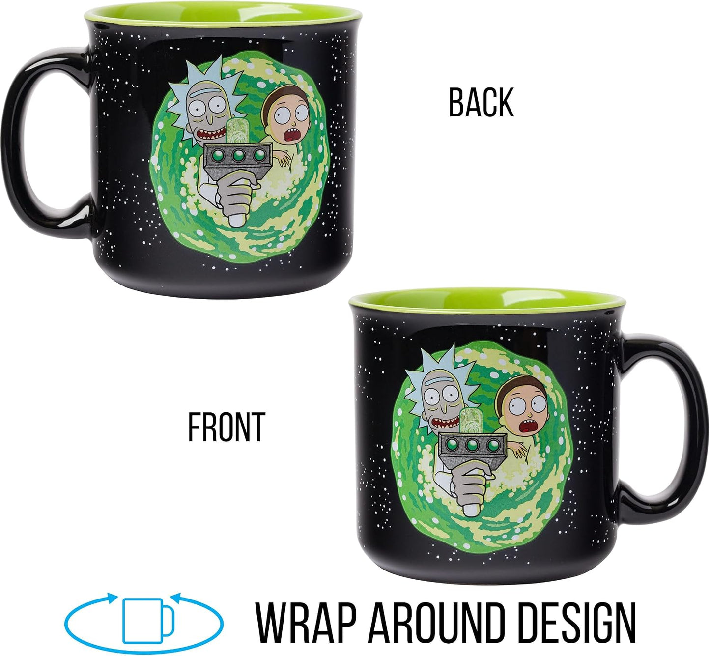 Scooby-Doo, Ceramic Camper Mug, 20oz | Fred, Shaggy, Velma, Daphne, 0.59 Liters