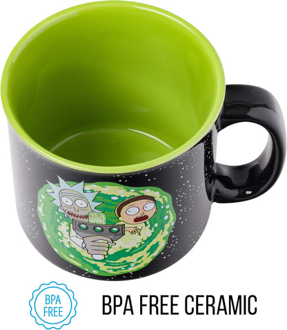 Scooby-Doo, Ceramic Camper Mug, 20oz | Fred, Shaggy, Velma, Daphne, 0.59 Liters