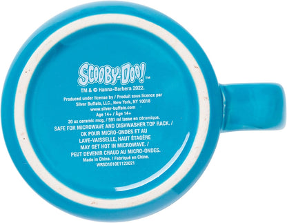 Scooby-Doo, Ceramic Camper Mug, 20oz | Fred, Shaggy, Velma, Daphne, 0.59 Liters