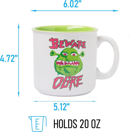 Scooby-Doo, Ceramic Camper Mug, 20oz | Fred, Shaggy, Velma, Daphne, 0.59 Liters