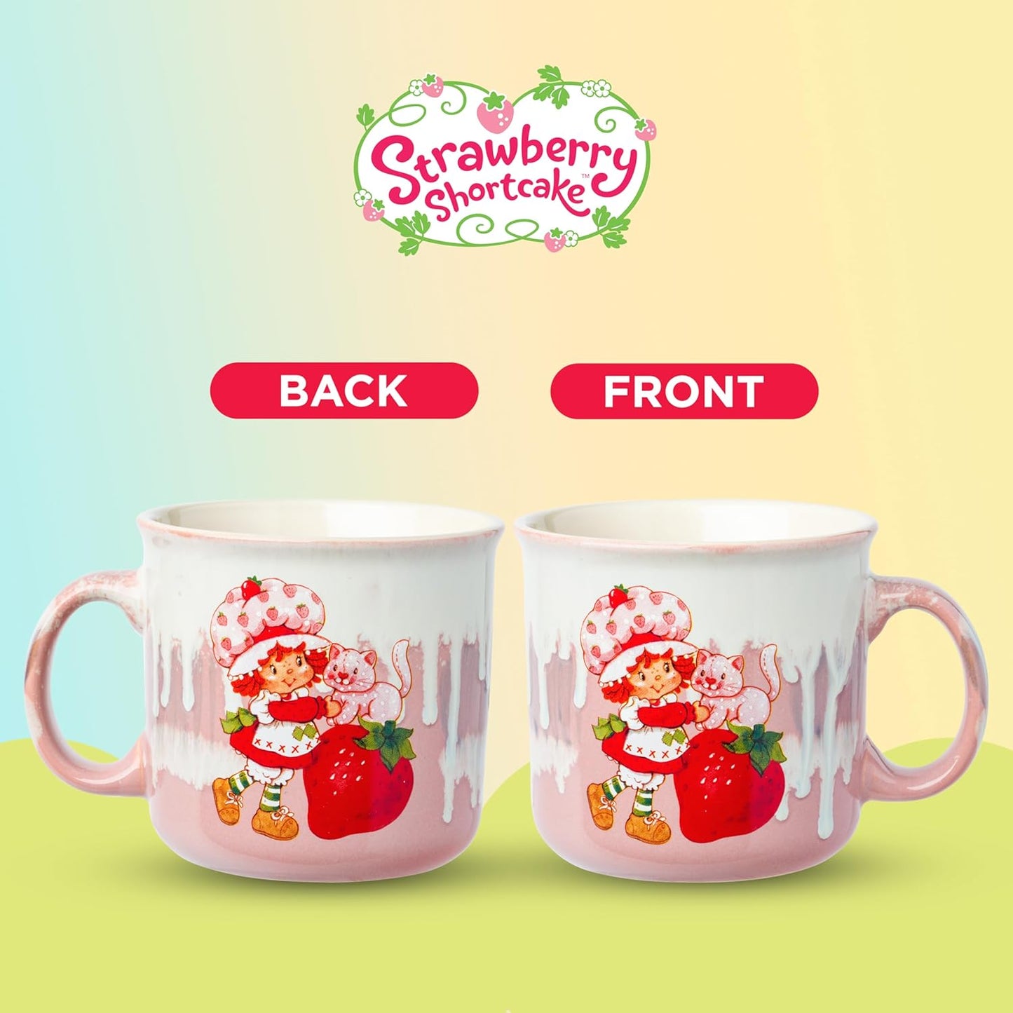 Scooby-Doo, Ceramic Camper Mug, 20oz | Fred, Shaggy, Velma, Daphne, 0.59 Liters