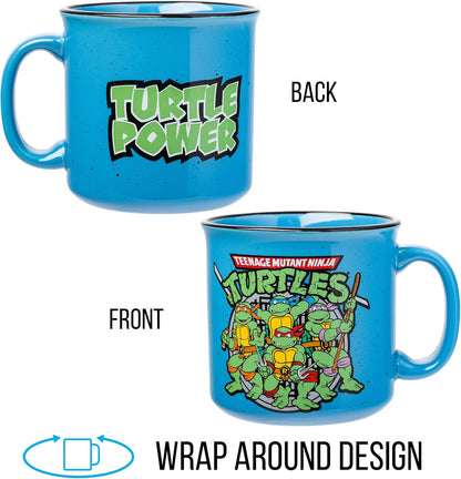 Scooby-Doo, Ceramic Camper Mug, 20oz | Fred, Shaggy, Velma, Daphne, 0.59 Liters
