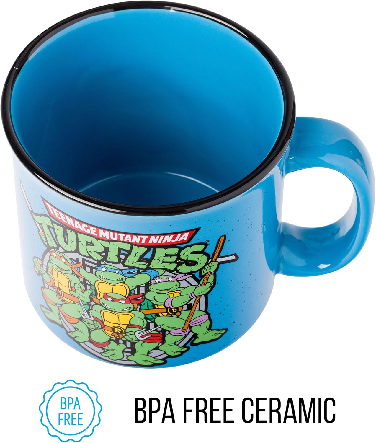 Scooby-Doo, Ceramic Camper Mug, 20oz | Fred, Shaggy, Velma, Daphne, 0.59 Liters
