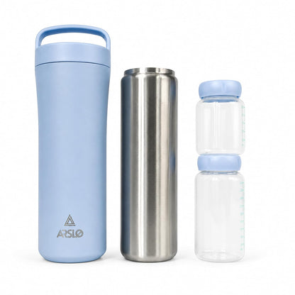 Portable Breast Milk Cooler Bottle for Travel, 480ml Milk Chiller