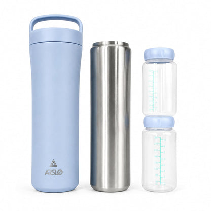 Portable Breast Milk Cooler Bottle for Travel, 480ml Milk Chiller