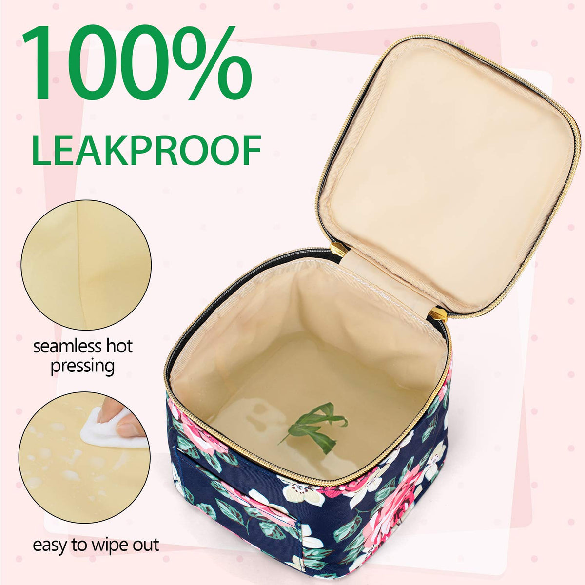 Insulated Breastmilk Cooler Travel Bag for Working Moms, Black