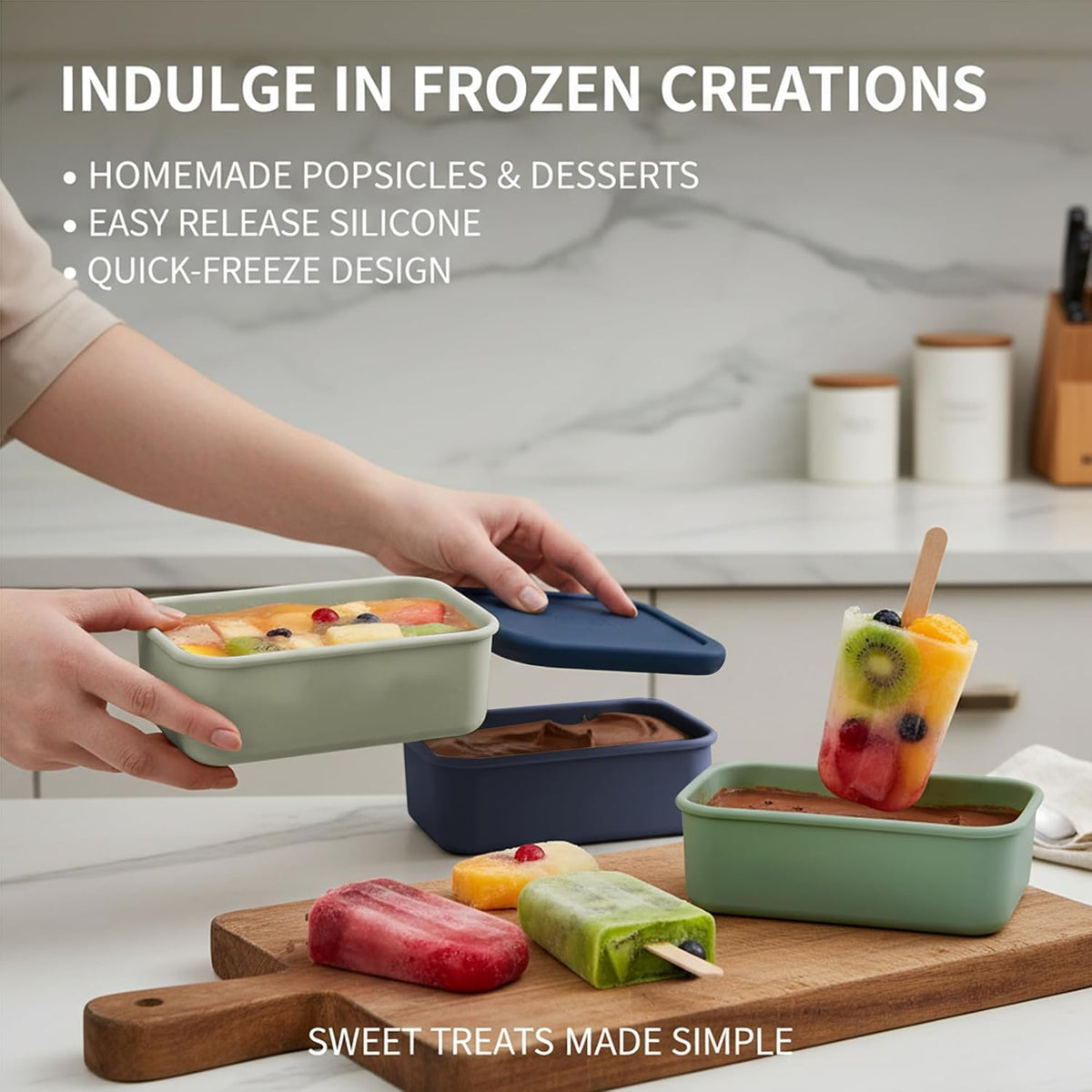 10 Packs 1 Cup Silicone Freezer Molds for Souper Cubes,Ice Cube Tray,8oz Food Containers With Lid for Food Preserving, Silicone Tray with Lid for Broth, Sauces, Stews