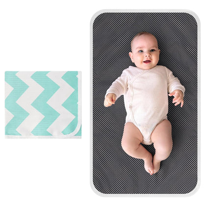Portable Diaper Changing Pad, Waterproof Foldable Baby Changing Mat for Travel, Baby Essentials Shower Registry Gifts