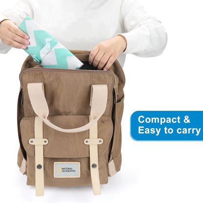 Portable Diaper Changing Pad, Waterproof Foldable Baby Changing Mat for Travel, Baby Essentials Shower Registry Gifts