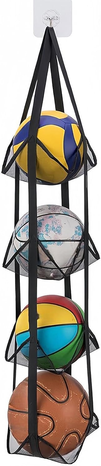 Behind The Door Storage Mesh Pockets Fabric Shelves with Hook