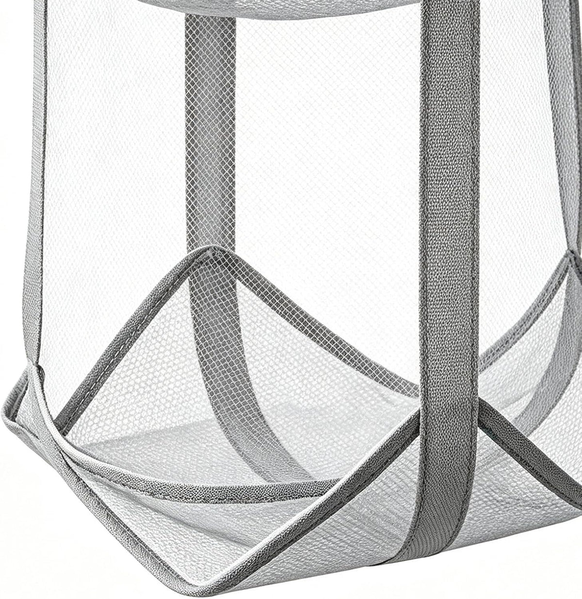 Behind The Door Storage Mesh Pockets Fabric Shelves with Hook