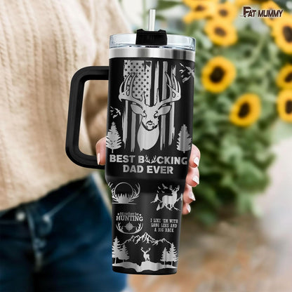 Funny Pickle 40oz Insulated Tumbler With Handle And Straw, Stainless Steel Travel Cup, Laser Pickle Lover Gift, I’m Kind Of A Big Dill Mothers day Gifts