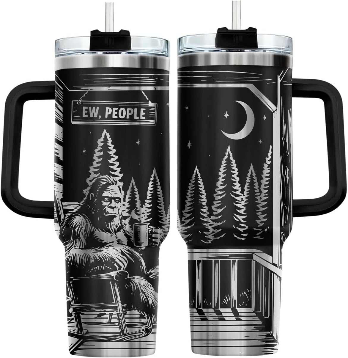 Funny Pickle 40oz Insulated Tumbler With Handle And Straw, Stainless Steel Travel Cup, Laser Pickle Lover Gift, I’m Kind Of A Big Dill Mothers day Gifts