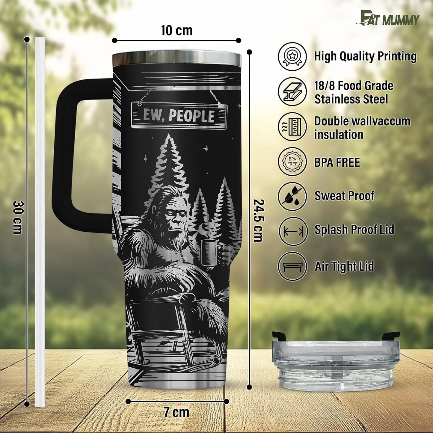 Funny Pickle 40oz Insulated Tumbler With Handle And Straw, Stainless Steel Travel Cup, Laser Pickle Lover Gift, I’m Kind Of A Big Dill Mothers day Gifts