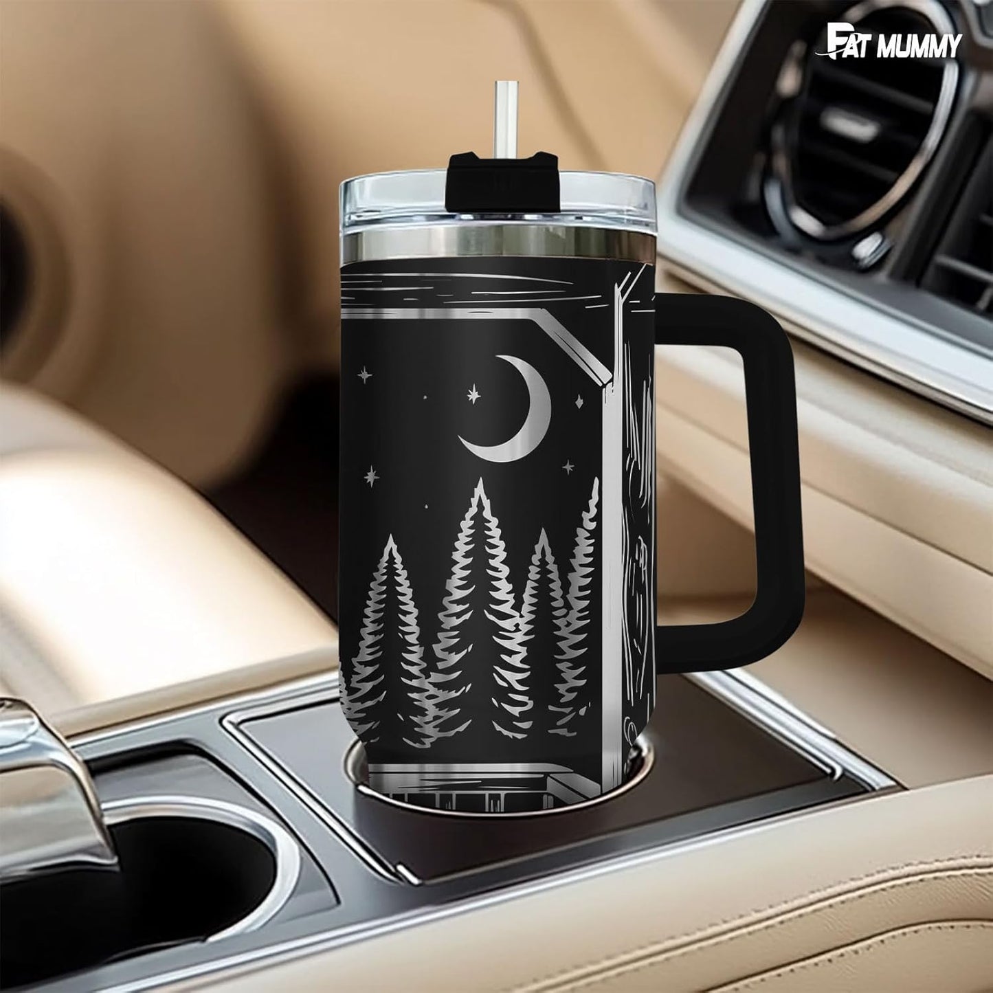 Funny Pickle 40oz Insulated Tumbler With Handle And Straw, Stainless Steel Travel Cup, Laser Pickle Lover Gift, I’m Kind Of A Big Dill Mothers day Gifts