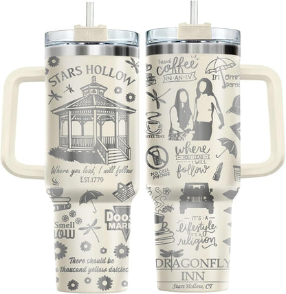 Funny Pickle 40oz Insulated Tumbler With Handle And Straw, Stainless Steel Travel Cup, Laser Pickle Lover Gift, I’m Kind Of A Big Dill Mothers day Gifts