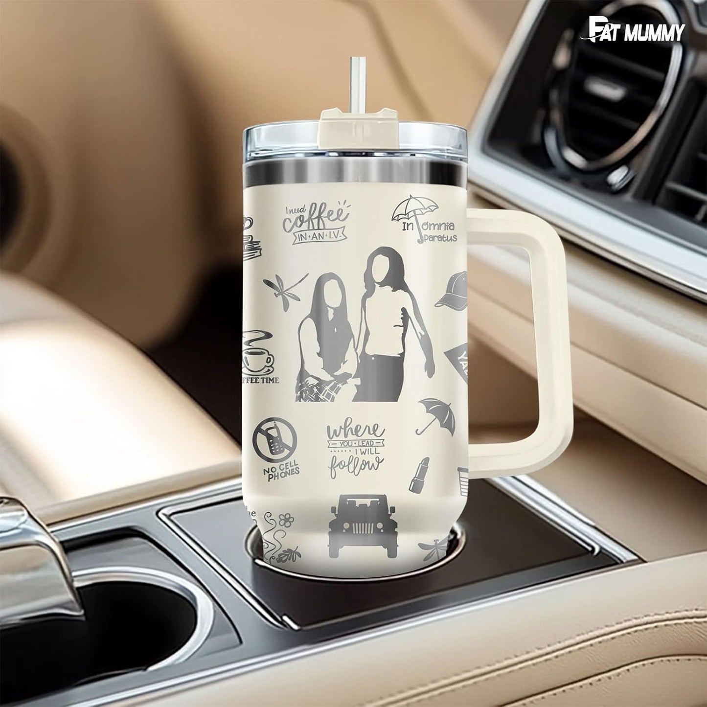 Funny Pickle 40oz Insulated Tumbler With Handle And Straw, Stainless Steel Travel Cup, Laser Pickle Lover Gift, I’m Kind Of A Big Dill Mothers day Gifts