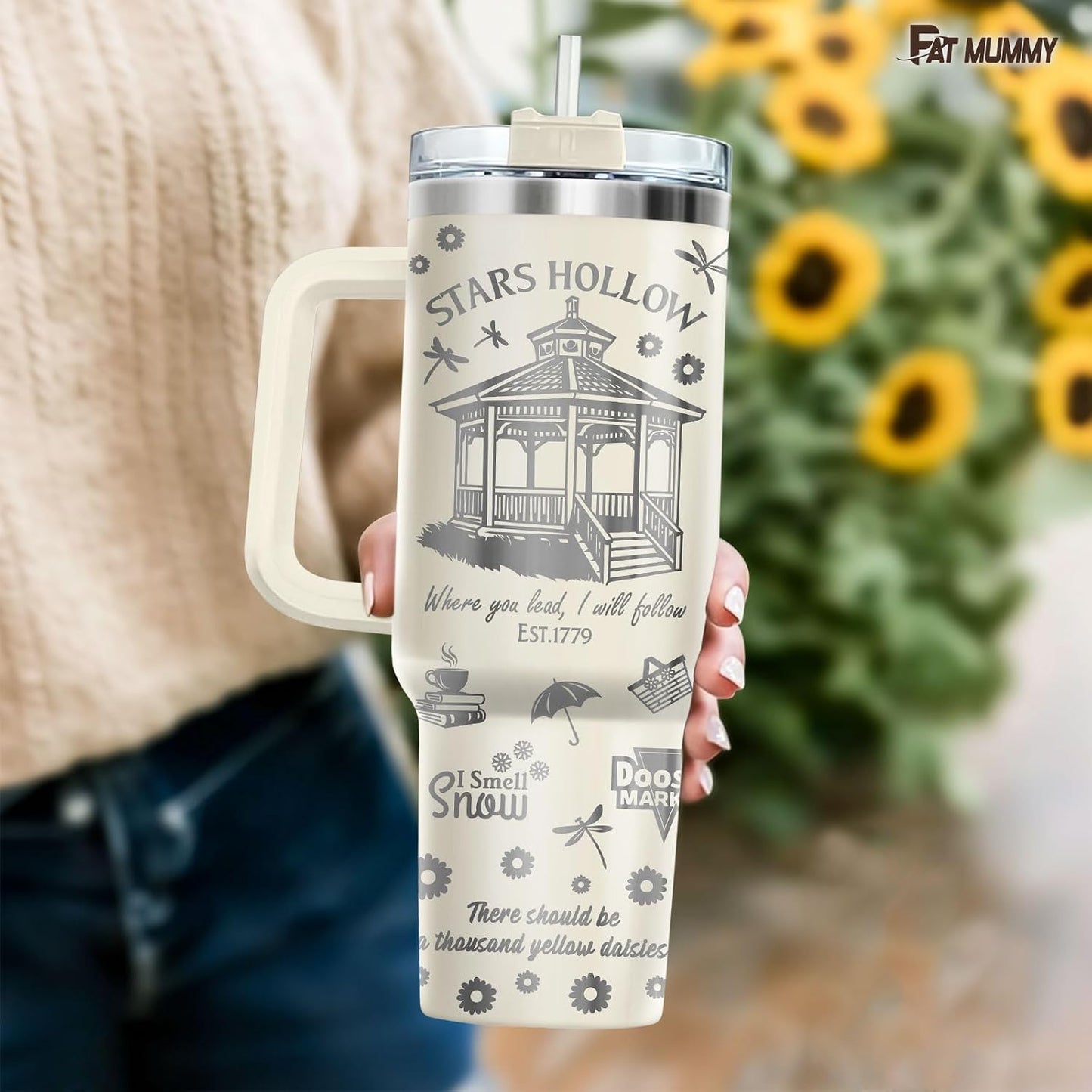 Funny Pickle 40oz Insulated Tumbler With Handle And Straw, Stainless Steel Travel Cup, Laser Pickle Lover Gift, I’m Kind Of A Big Dill Mothers day Gifts