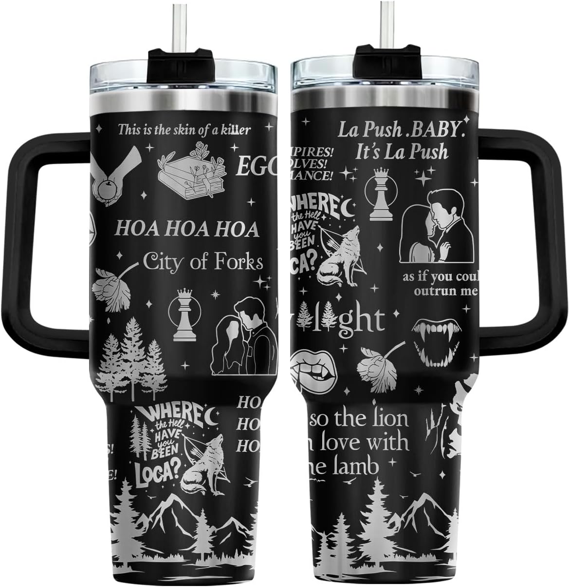 Funny Pickle 40oz Insulated Tumbler With Handle And Straw, Stainless Steel Travel Cup, Laser Pickle Lover Gift, I’m Kind Of A Big Dill Mothers day Gifts