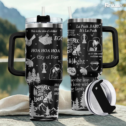Funny Pickle 40oz Insulated Tumbler With Handle And Straw, Stainless Steel Travel Cup, Laser Pickle Lover Gift, I’m Kind Of A Big Dill Mothers day Gifts