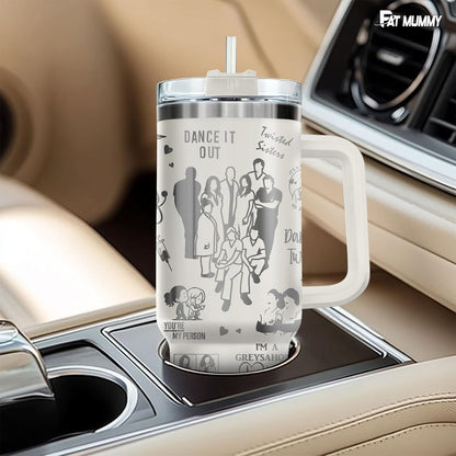 Funny Pickle 40oz Insulated Tumbler With Handle And Straw, Stainless Steel Travel Cup, Laser Pickle Lover Gift, I’m Kind Of A Big Dill Mothers day Gifts