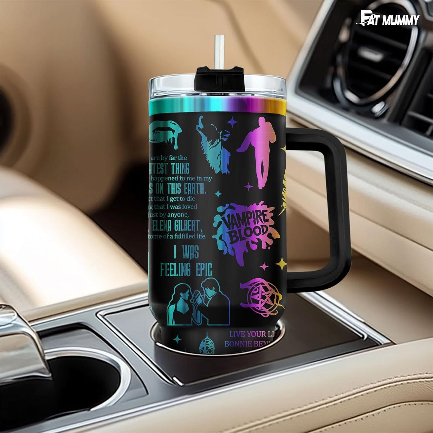 Funny Pickle 40oz Insulated Tumbler With Handle And Straw, Stainless Steel Travel Cup, Laser Pickle Lover Gift, I’m Kind Of A Big Dill Mothers day Gifts