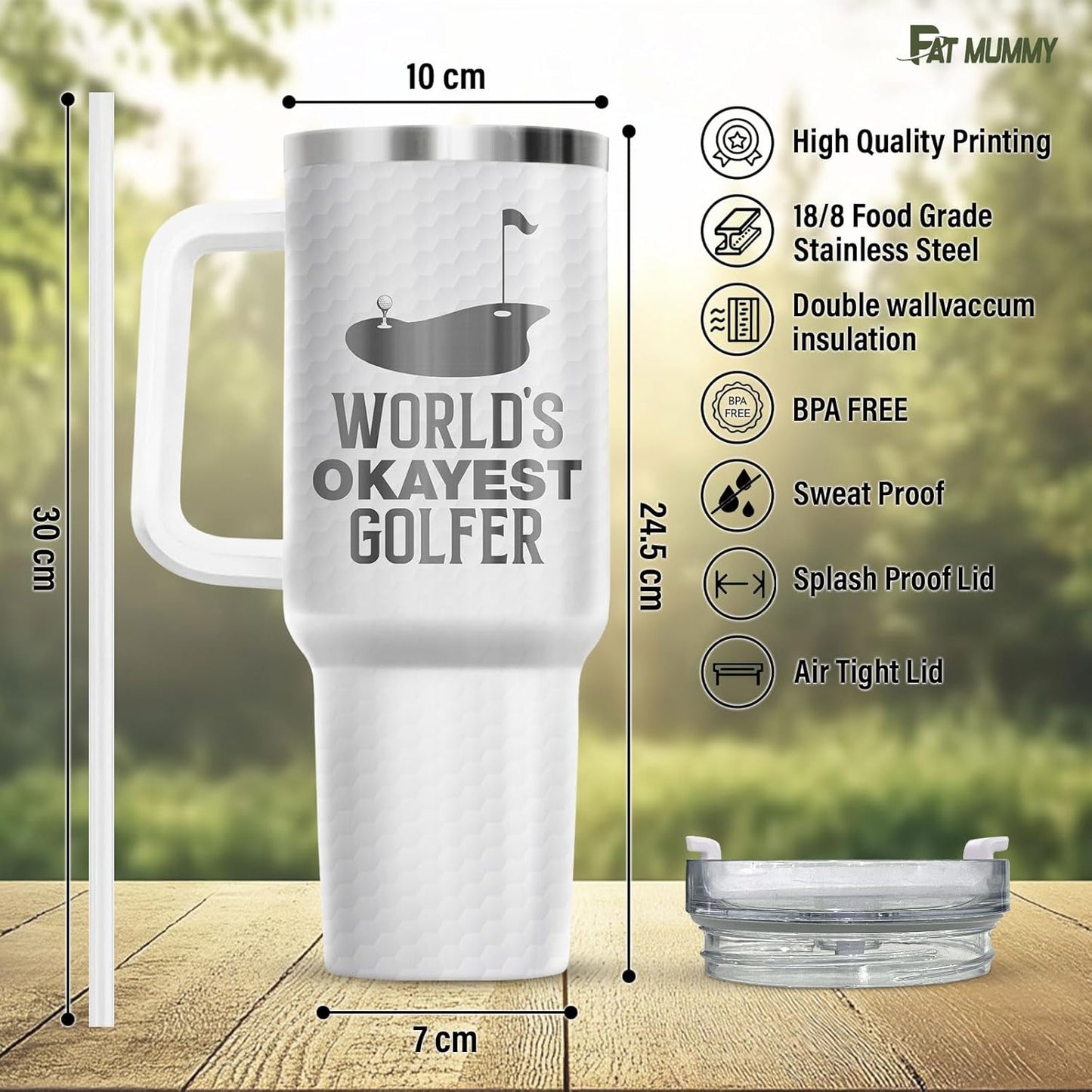 Funny Pickle 40oz Insulated Tumbler With Handle And Straw, Stainless Steel Travel Cup, Laser Pickle Lover Gift, I’m Kind Of A Big Dill Mothers day Gifts