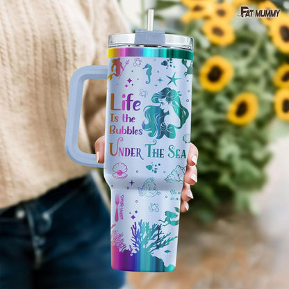 Funny Pickle 40oz Insulated Tumbler With Handle And Straw, Stainless Steel Travel Cup, Laser Pickle Lover Gift, I’m Kind Of A Big Dill Mothers day Gifts
