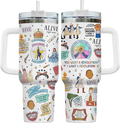 Funny Pickle 40oz Insulated Tumbler With Handle And Straw, Stainless Steel Travel Cup, Laser Pickle Lover Gift, I’m Kind Of A Big Dill Mothers day Gifts