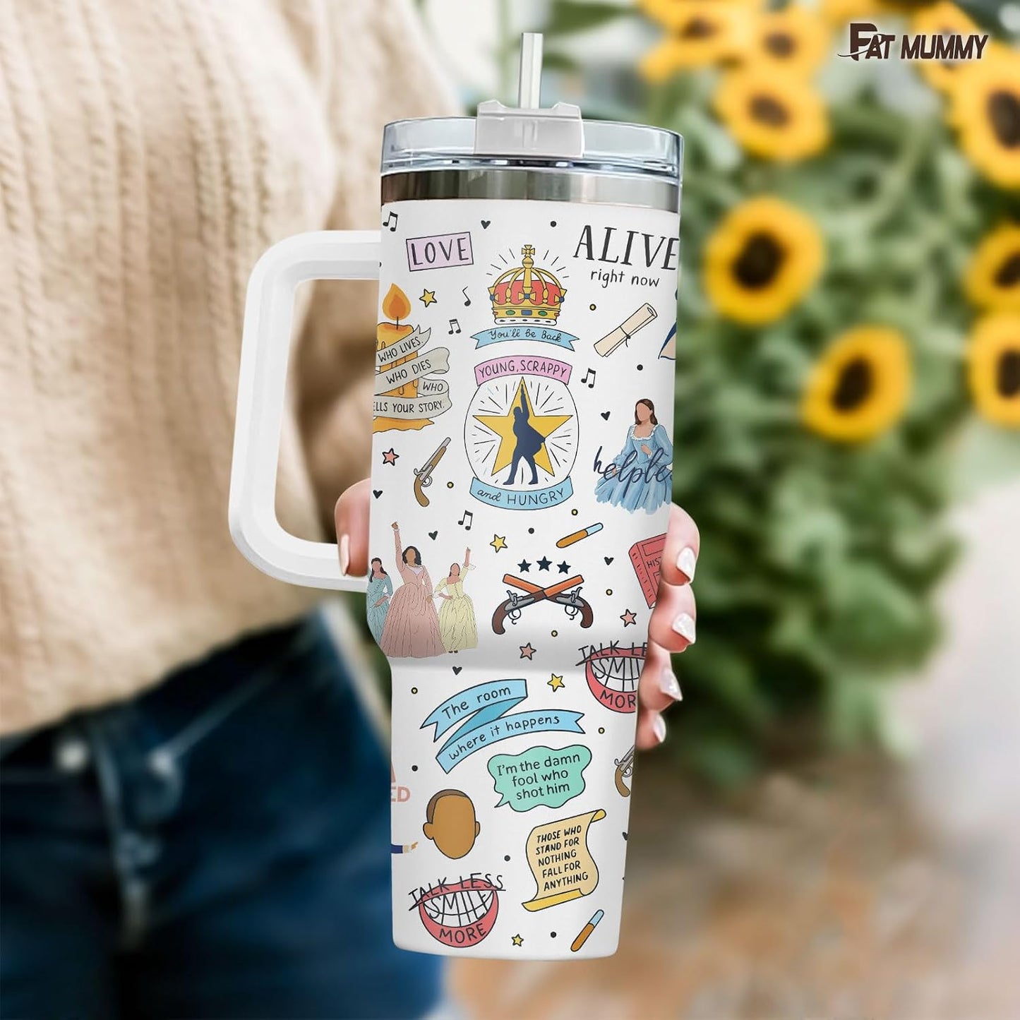 Funny Pickle 40oz Insulated Tumbler With Handle And Straw, Stainless Steel Travel Cup, Laser Pickle Lover Gift, I’m Kind Of A Big Dill Mothers day Gifts