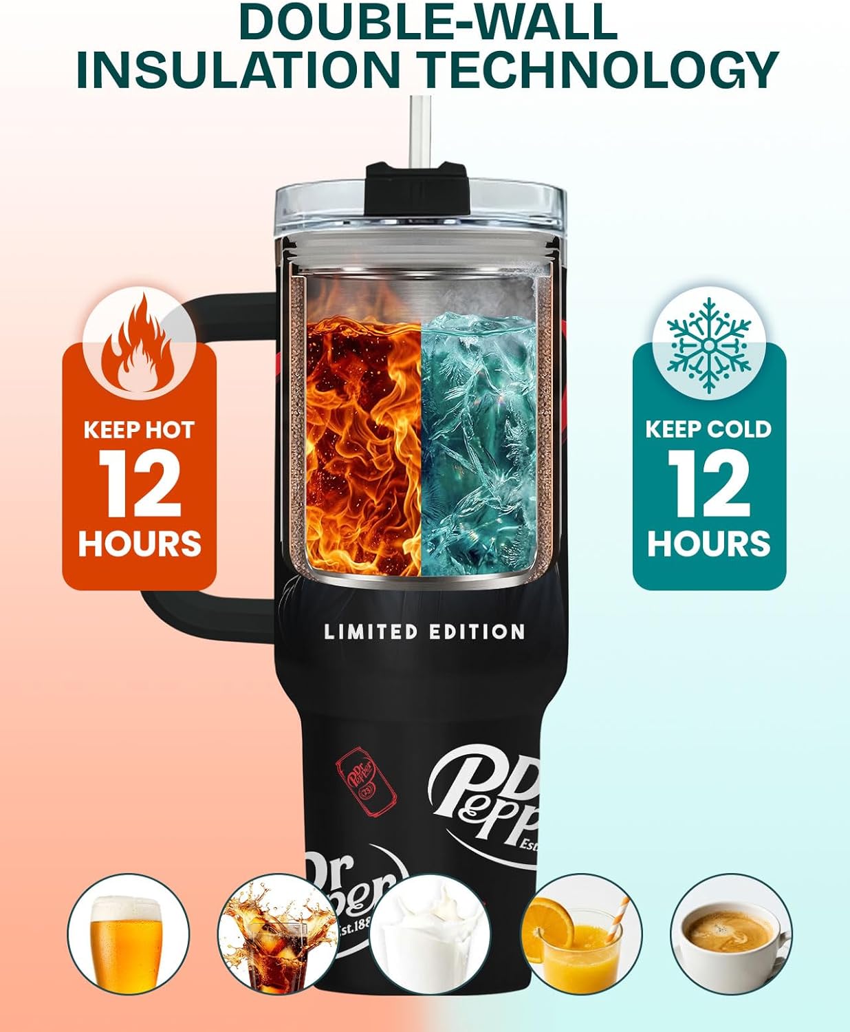 Funny Pickle 40oz Insulated Tumbler With Handle And Straw, Stainless Steel Travel Cup, Laser Pickle Lover Gift, I’m Kind Of A Big Dill Mothers day Gifts