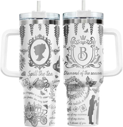 Funny Pickle 40oz Insulated Tumbler With Handle And Straw, Stainless Steel Travel Cup, Laser Pickle Lover Gift, I’m Kind Of A Big Dill Mothers day Gifts